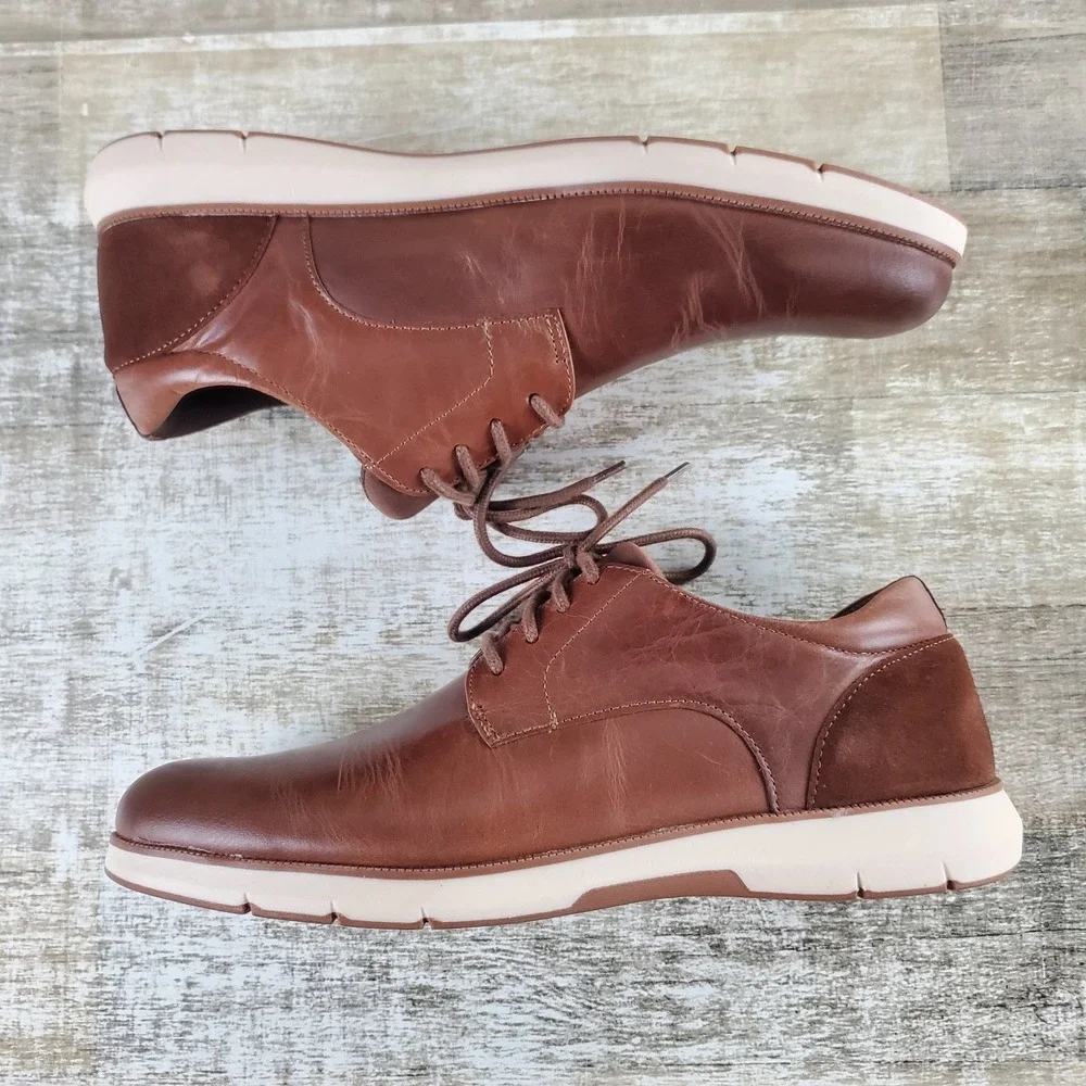 Dr. Scholls Feel Driven Plantar Fasciitis Mens Dress Shoes Sz 11 M Brown Oxford